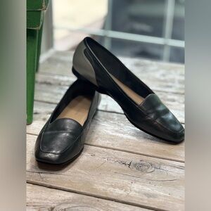 Enzo Angiolini Metallic Leather Loafers. Women’s Sz- 9.5 Two Tone | Trendy | EUC